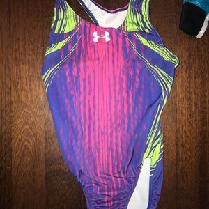 colorful Underamour leotard